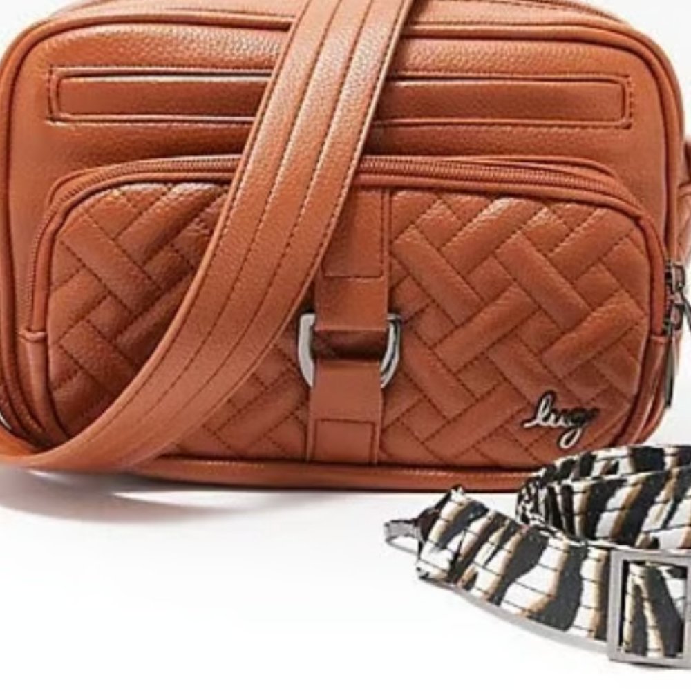 Brand New Lug Copper Carousel Vegan Leather Crossbody Bag - Sold Out on Lug